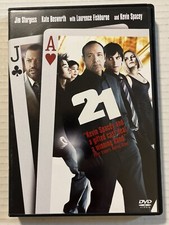 21 - Kevin Spacey - Blackjack Movie DVD - Very Good Condition