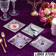 RARE Disney villains Nightmare feast Kuji Plate 4 PCS Full SET EXPRESS from