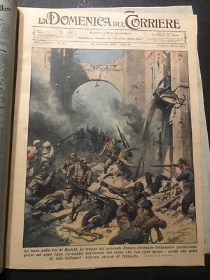 La Domenica de Corriere 47 1936 Franco Madrid Conference Vienna Beatrice Aragon