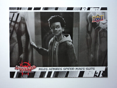 2022 SPIDER-MAN INTO THE SPIDER-VERSE - PARALLEL (BLACK/WHITE) BASE CARD #51