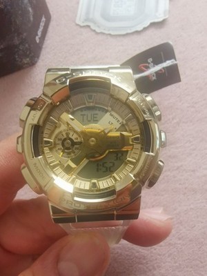 Casio G-Shock GM-110SG-9APR Taucheruhr 20 ATM, Analog+digital