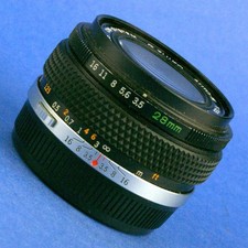 Olympus OM 28mm 3.5 Auto-W Lens