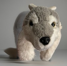 FAO Schwarz Adopt A Pets Husky Dog Gray/White Plush Stuffed Animal 14in