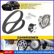 2x Zahnriemensatz + Wasserpumpe für RENAULT Megane Clio DACIA Duster 1.5 dCi