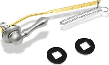 Universal Front Mount Toilet Handle, Toilet Trip Lever Handle Replacement with S