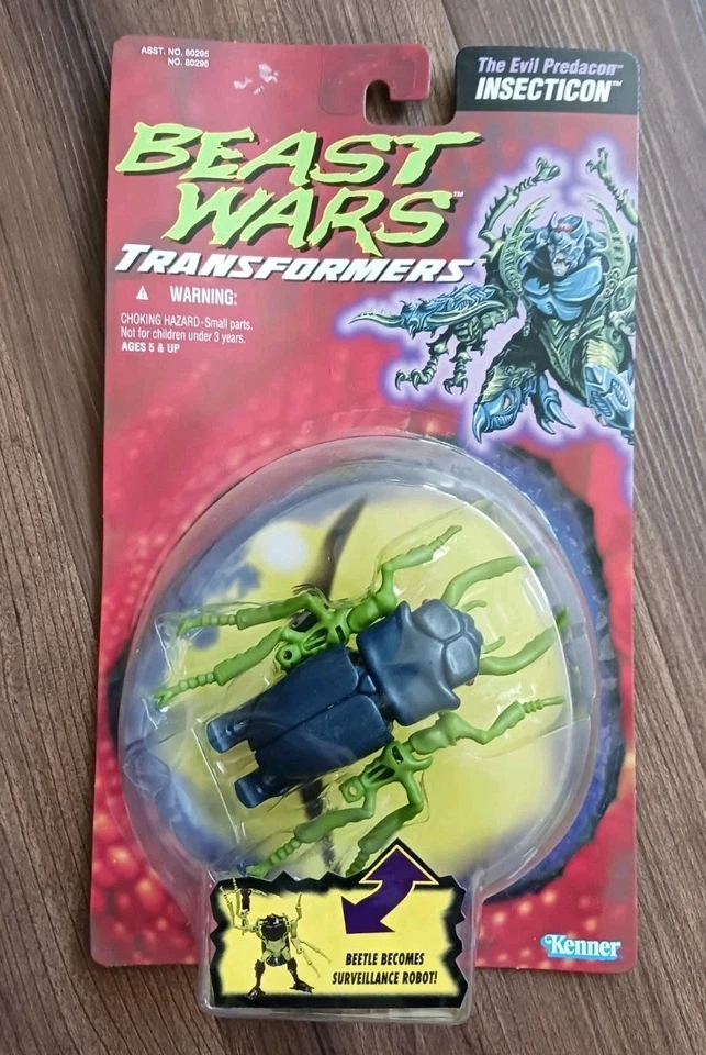 FIGURA TRANSFORMERS BEAST WARS 1995 EVIL PREDATOR INSECTICON KENNER  Foto 2 de 4