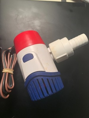800 GPH Rule Bilge Pump 12vdc Model 20DA 4 1/2'' High 2 1/2'' wide