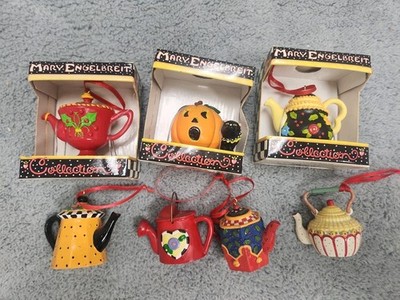 Mary Engelbreit 7 piece Collectible Ornaments 