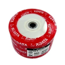 600 Ritek Ridata 52x Cd-r 80min 700mb White Inkjet Hub Printable