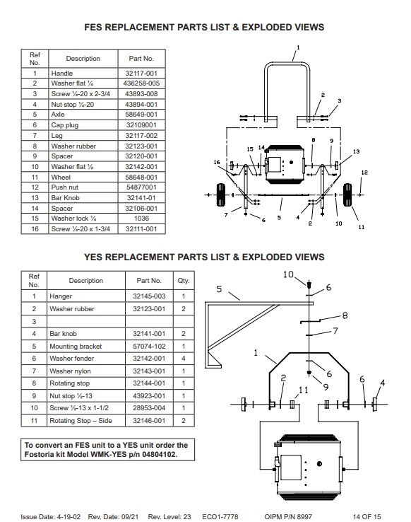 Fostoria F15-FES-3A Electric Salamander Heater | 15kW 208V 3-Phase | 800 CFM