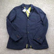 Tommy Hilfiger Blazer Womens Small Blue Cotton Polyester Sport Coat Jacket