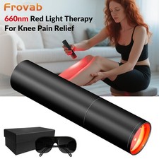 Portable 660nm Red Light Therapy Device for Joint Pain Relief  Muscle Discomfort