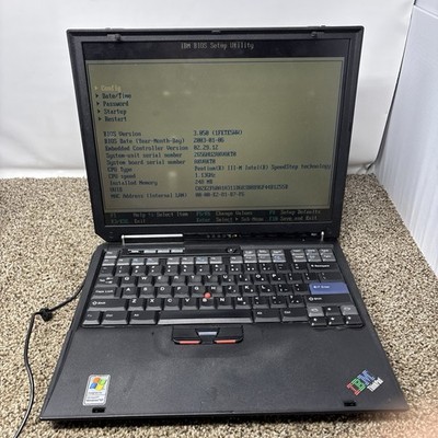IBM Thinkpad R31 2656 Laptop Windows XP - UNTESTED AS IS FOR PARTS