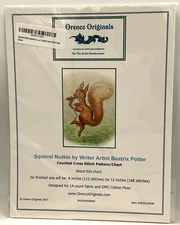 2007 Orenco Originals Counted Cross Stitch Pattern Squirrel Nutkin Beatrix
