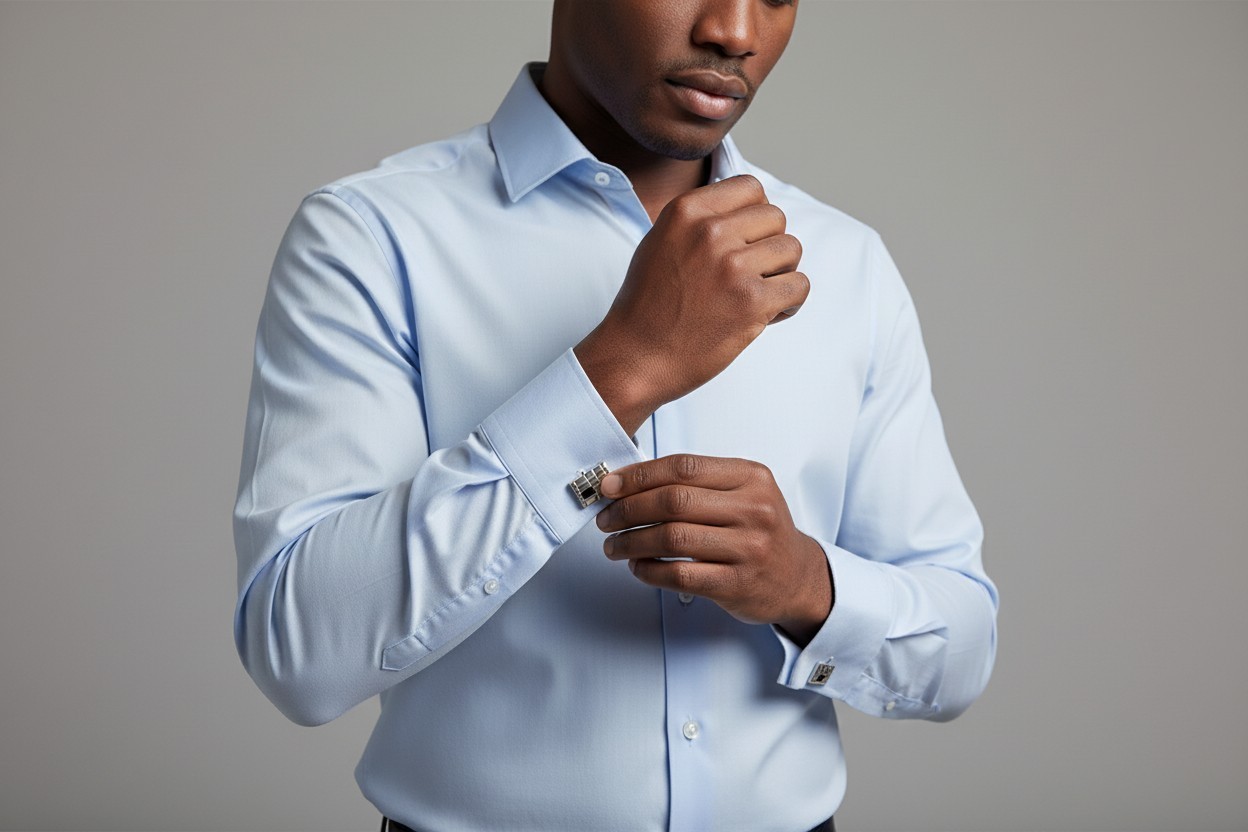 Montblanc cufflinks mod. "Rectangular Square" wit… - image 6