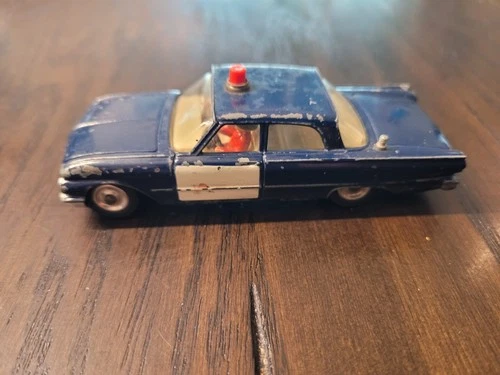 Vintage Dinky Toys Ford Fairlane Police Car Meccano Ltd Made In England