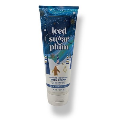 Bath & Body Works Iced Sugar Plum Ultimate Hydration Body Cream Lotion 8oz New