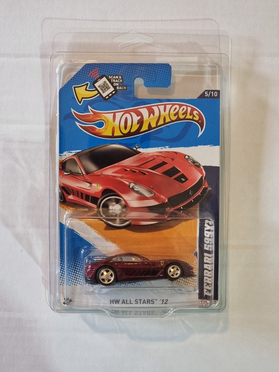 Hot Wheels Ferrari 599xx Super Treasure Hunt Red Protector Rare