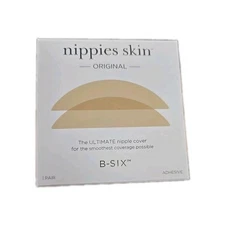 B-Six Adhesive Style Womens Nippies Skin - Cream Size Small A-C Cup New  