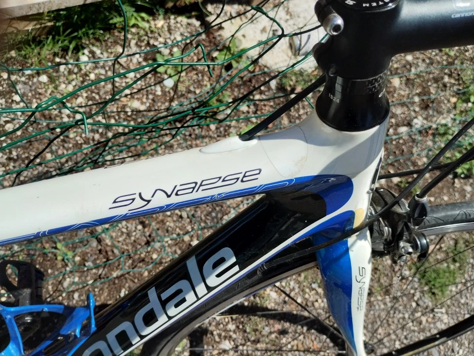 Vélo de course Cannondale Synapse cadre carbone C4 C12.810 taille 45cm jantes 23 - Photo 2/4