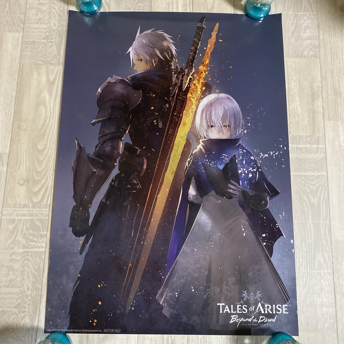 未使用 テイルズ ・ オブ ・ アライズ B2 ポスター 非売品 ジャンク・難あり】PS4 テイルズオブアライズ B2ポスター テイルズ