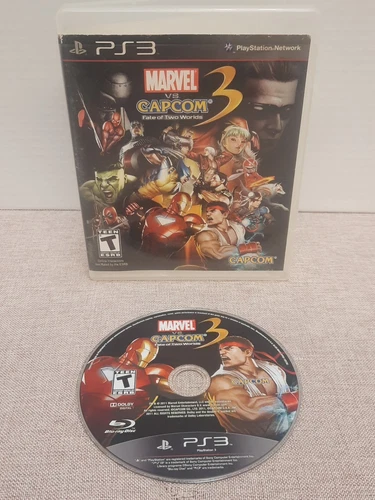 Playstation 3: Ultimate Marvel vs. Capcom 3 Video Game, PS3, No Manual 