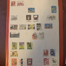 WORLDWIDE Stamps UNCHECKED. On page or part. *DENMARK*