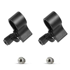 CCeCCe 2 Pack Microphone Clip Holder Mic Stand Clips Replacement with 5/8" 3/...