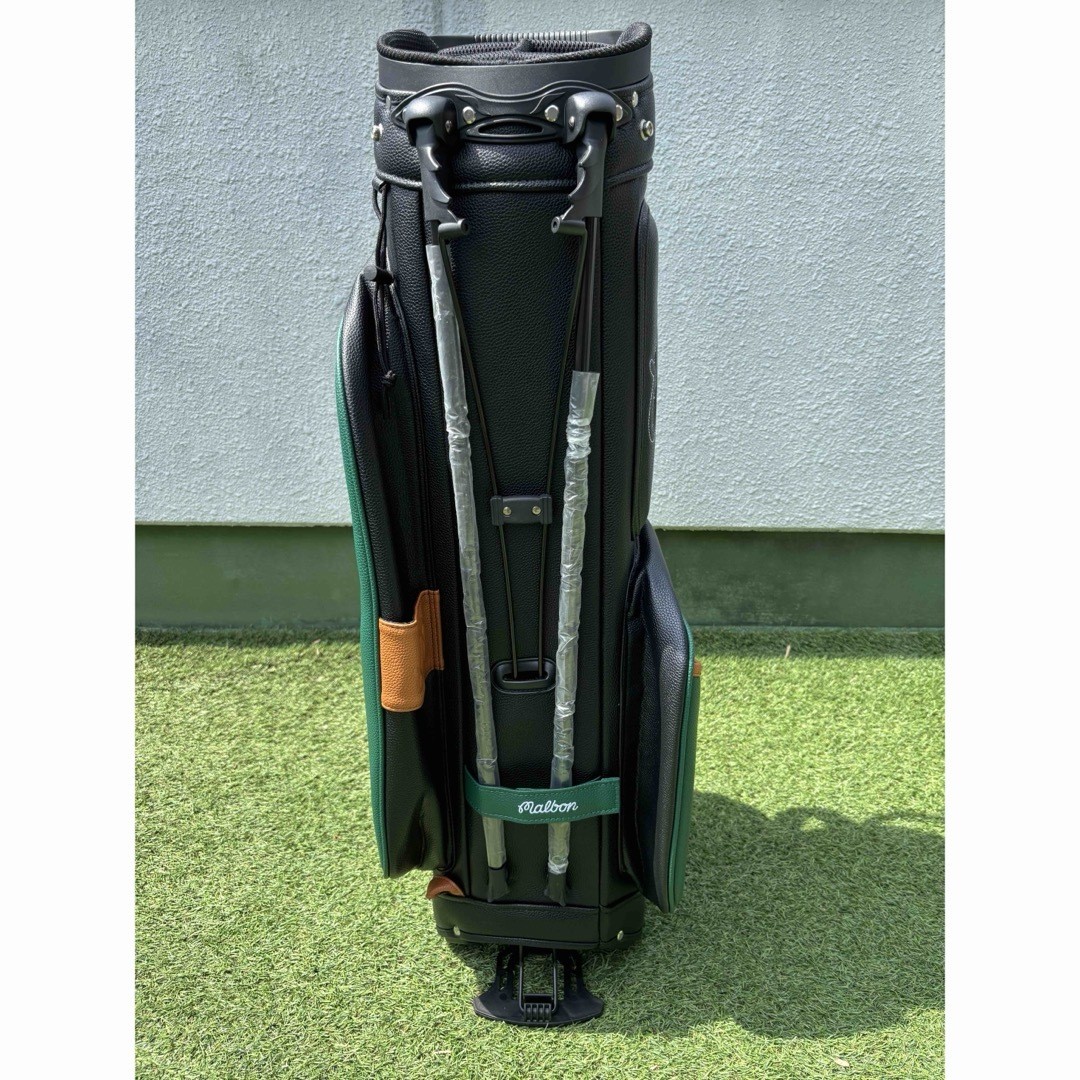 Malbon UNDEFEATED Golf Caddy Bag Green Black Includes 2 hood