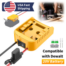 1/2/3 Pcs 20V TO 12V Power Wheel Adapter Compatible with Dewalt 20V Battery