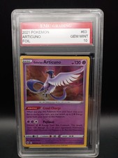 2021 Pokemon TCG Evolving Skies Galarian Articuno #63 EMC Grading Gem Mint 10