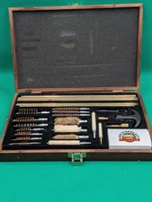 DAC Gunmaster Universal Gun Cleaning Kit in Wooden Case