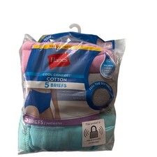 Hanes Cool Comfort Cotton Briefs Panties Underwear 5 Pack Size 10/3XL Heathers