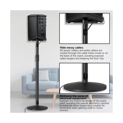 Heavy Duty Adjustable Speaker Stand for Bose S1 Pro & S1 Pro Plus