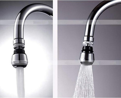 2 Pack Faucet Filter Aerator Sprayer 360° Swivel Water Saver Tap Diffuser Short