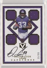 2017 Panini Vertex Rookie Capstones 35/99 Dalvin Cook #111 Auto 9su