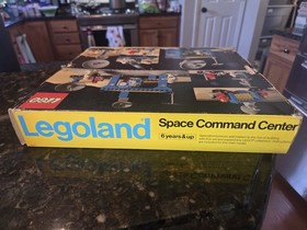 VTG LEGO Classic 493 Space Command Center NEAR Complete W/Box & Instructions 