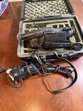JVC GR-A1U VideoMovie VHSC Camcorder w/ Charger  Case AS-IS Untested