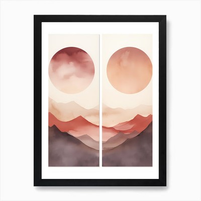 Sunrise' 1 Kunstdruck gerahmt Wandbild Poster Leinwanddruck Bild