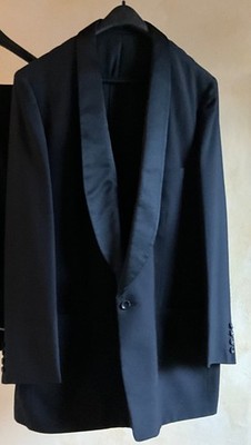 Smoking Jacket  maßgeschneidert schwarz Größe 56 ? Vintage 