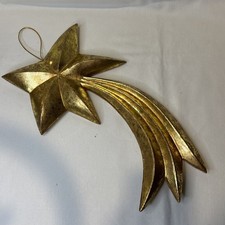 Shooting Star Gold Shimmer Wall Hanging Desig...