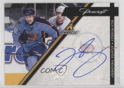 2010-11 Panini Pinnacle Pencraft 22/100 Rich Peverley #18 Auto 0c2