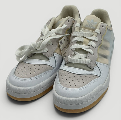 Adidas Forum Low Women's Size 6 White/Blue/Beige Casual Sneakers NWOB