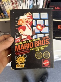 Super Mario Bros. Nintendo NES Boxed with Manual 5 Screws PAL A