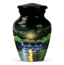 Nature Urn 3Inch for Ashes Decorative Cremation Memorial Keepsake Men  Women