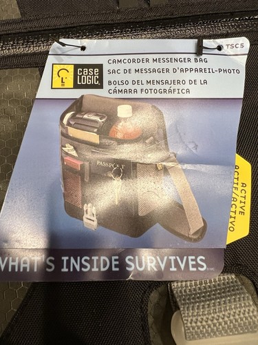 NEW Case Logic Bag TSC5 Camcorder Compact Digital Camera Multi Use NOS Vintage - Picture 10 of 12