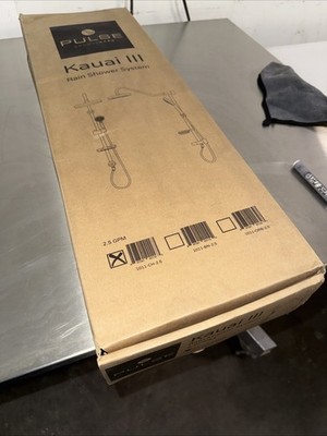 Pulse Kauai III Rain Shower System with Handshower - Chrome (1011-CH)