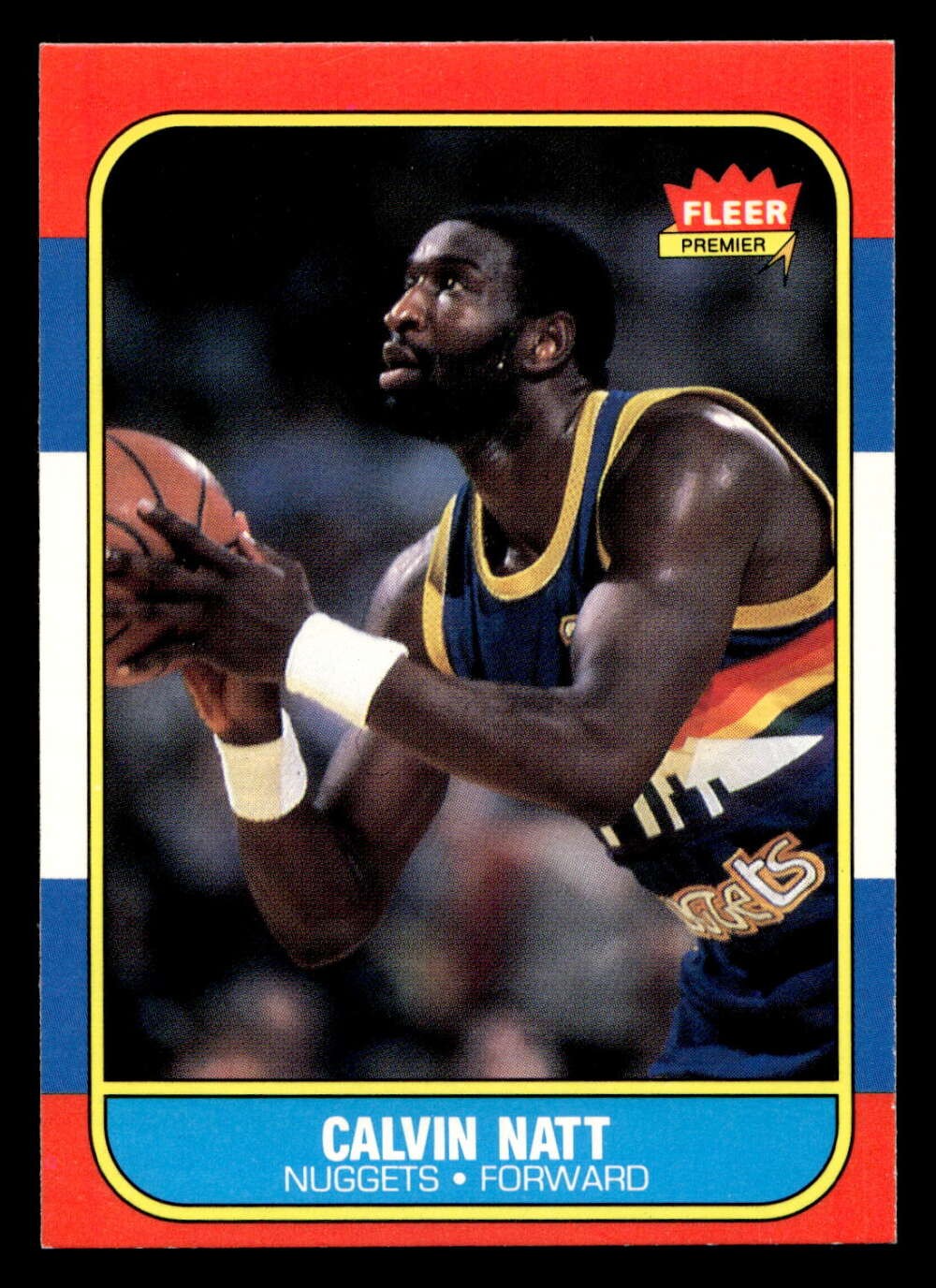 1986-87 Fleer #79 Calvin Natt Near Mint Nuggets Basketball ID: 508864