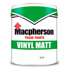 Macpherson Vinyl Matt Emulsion Black 5L