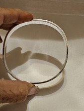 925 sterling silver beautiful Minamilst Solid Bangle